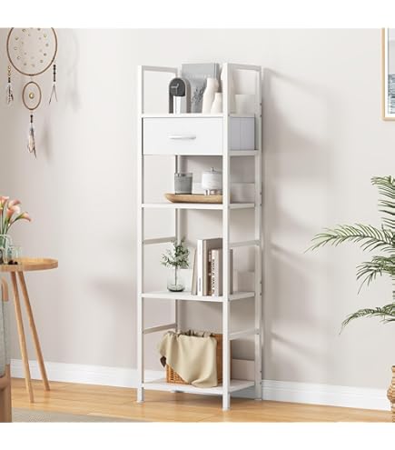 Amazon｜オープンシェルフ おしゃれ ラック 本棚 収納ラック (4段 / 幅